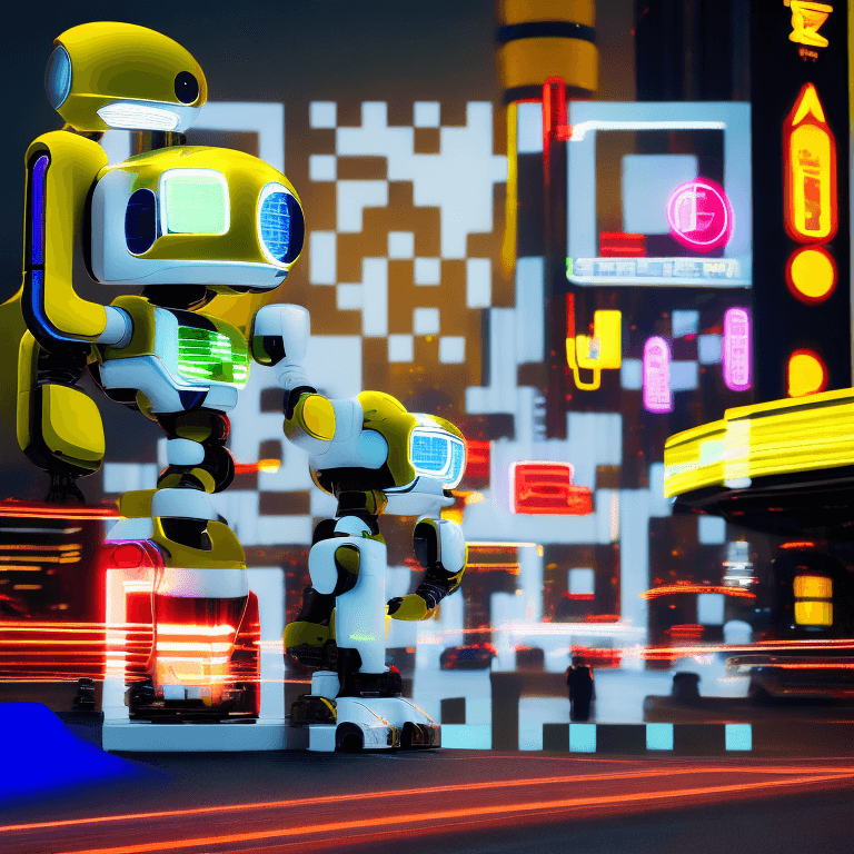 Exemplo de código QR de IA nº #1